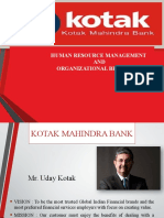 Kotak Mahindra Bank (HRM)