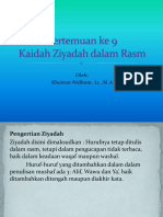 Pertemuan Ke 9 Kaidah Ziyadah