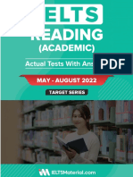 IELTS Academic Reading May-Aug 2022