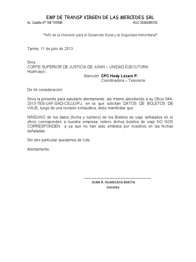 Carta Poder Judicial PDF