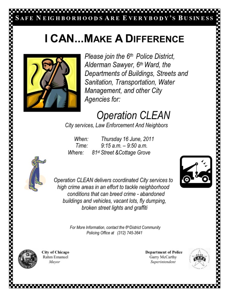Operation Clean 6-16-2011 | PDF | Social Science