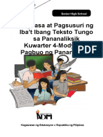 Pagbasaatpagsusuri Sem2 Qtr4 Modyul10bahagi NG Pananaliksik-1