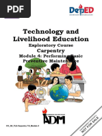 TLE-Carpentry 7 - 8 - Module 4 - Performing Basic Preventive Maintenance - V2