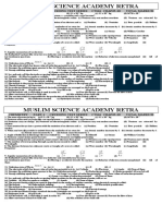 Chemistry Part-1 Crushing Test Series Cts#4 Chap#5+10 Total Marks 50