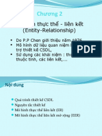 Mô hình thực thể - liên kết (Entity-Relationship) : Chương 2