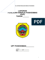 Contoh Laporan Penilaian Kinerja Puskesmas