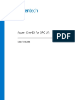 Aspen Cim-IO For OPC UA: User's Guide