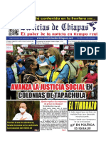 Periódico Noticias de Chiapas, Edición Virtual Jueves 09 de Junio de 2022