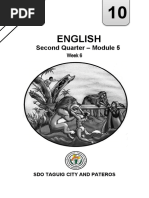 English: Second Quarter - Module 5