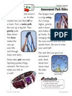 Things Move k-2 Amuseparkrides Quick Read High