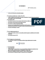 Economics: Module 1: Opportunity Cost and Consumer Equilibrium