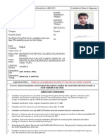 Your Admit Card Details For AIBE-XVI Candidate's Photo & Signature