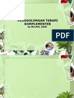 Jenis Terapi Komplementer