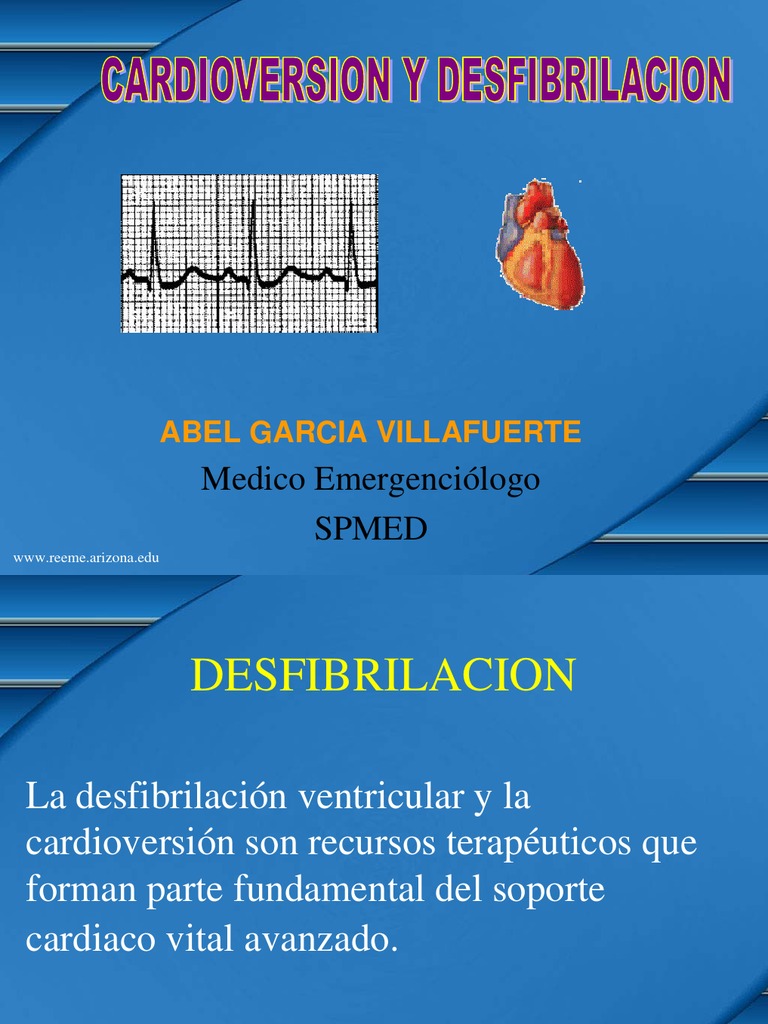 Cardioversion Y Desfibrilacion Pdf