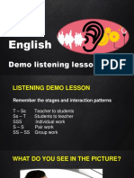023 Demo Listening Lesson