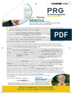 Programme de Patrice Reboul, Candidat Du PRG