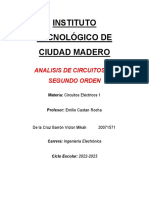 Analisis de Circuito de Segundo Orden