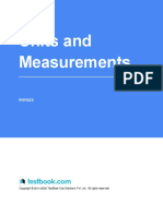 Units and Measurements: Physics