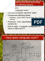 Today's Topics: - Registers, Virtual RAM, Internal Clock, Bus, Cache Memory