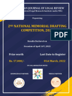 Brochure - 2nd National Memorial Drafting Competition, 2022