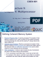 Chapter 4: Multiprocessor: Dr. Eng. Amr T. Abdel-Hamid Spring 2011