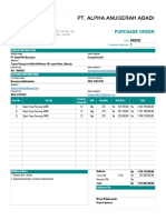 Pt. Alpha Anugerah Abadi: Purchase Order