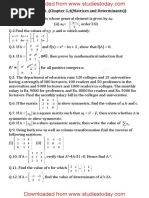 CBSE Class 12 Mathematics Matrices & Determinants Worksheet (3) - 0