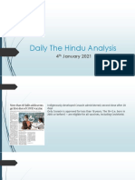 4th January 2022 The Hindu Analysis 