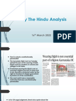16th March 2022 The Hindu Analysis