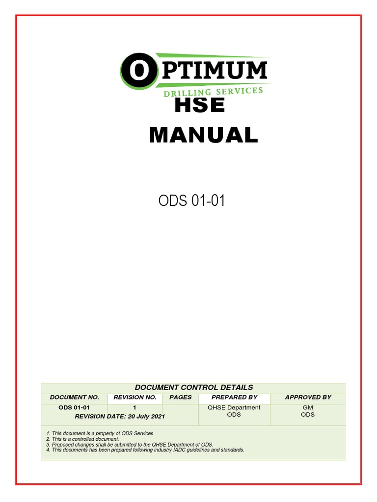 Annex 02 ODS 0101 HSE Manual Rev.1 PDF Personal Protective