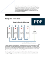 Rangkaian Baterai Seri vs Paralel