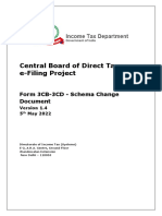 Central Board of Direct Taxes, E-Filing Project: Form 3CB-3CD - Schema Change Document