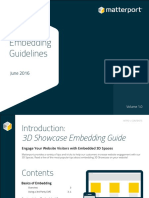 Matterport Embedding Guidelines 3