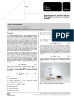 Analytical Chemistry: Properties of Liquids