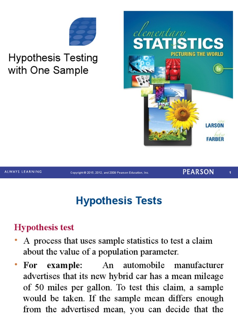 Final Intro To Hypothesis Testing | PDF | Type I And Type Ii Errors ...