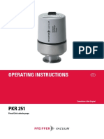 Operating Instructions: Pirani/Cold Cathode Gauge