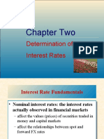 Chapter Two: Determination of Interest Rates