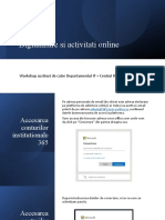 Digitalizare Si Activitati Online