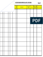 Formato de Accidentabilidad para ARCO e INDELMA