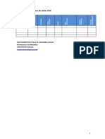 Formatos para Informe Social