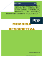 Memoria Descriptiva