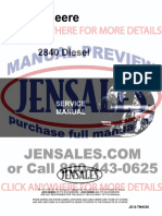 John Deere Tractor Service Manual JD S Tm4336