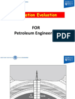 Coures-Formation Evalution For Petroleum Engineering - Heriot Watt University