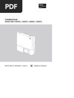 Operating Manual SUNNY BOY 3000TL / 3600TL / 4000TL / 5000TL