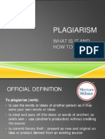 Plagiarism