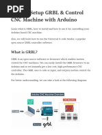 How To Setup GRBL & Control CNC Machine With Arduino