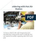 Micro Soldering With Hot Air Station