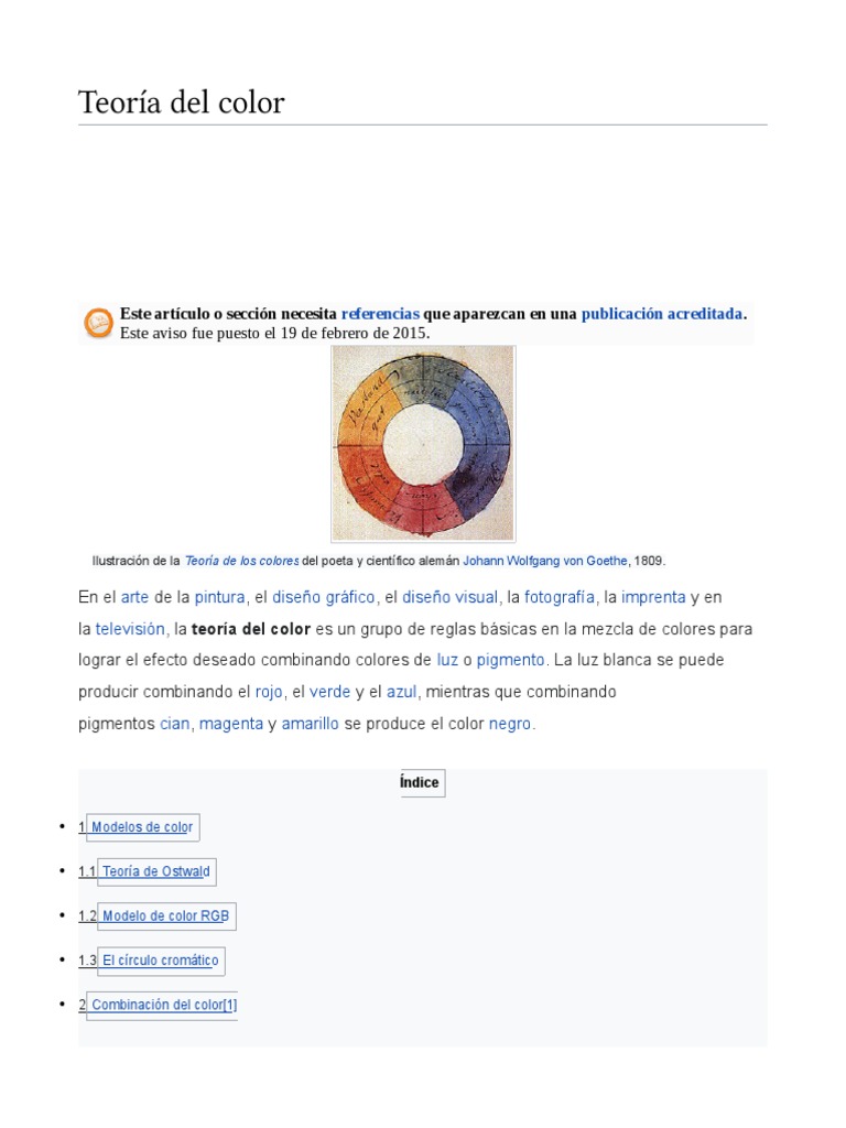 Teoria Del Co Lor | PDF | Color | Azul