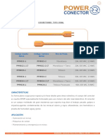 Conectores iluminacion Type Oval Power Conector