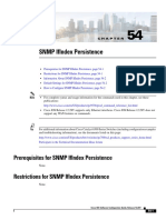Prerequisites For SNMP Ifindex Persistence